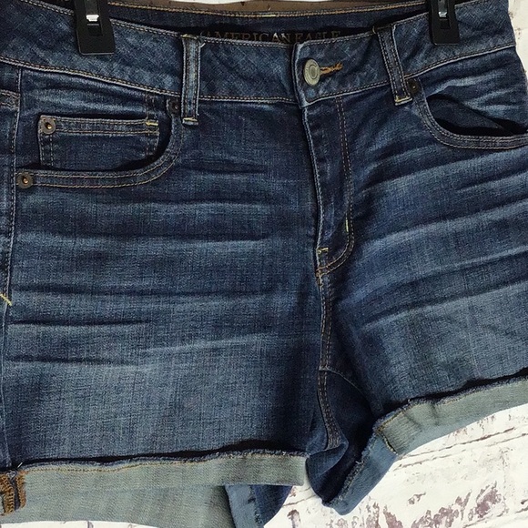 American Eagle Outfitters Pants - American Eagle Outfitters Blue Jean Shorts Shortie Size 14